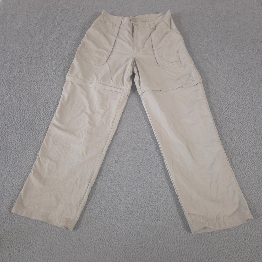 Field & Stream Pants Mens Medium Straight Leg Nylon Zip Off Convertible Cargo